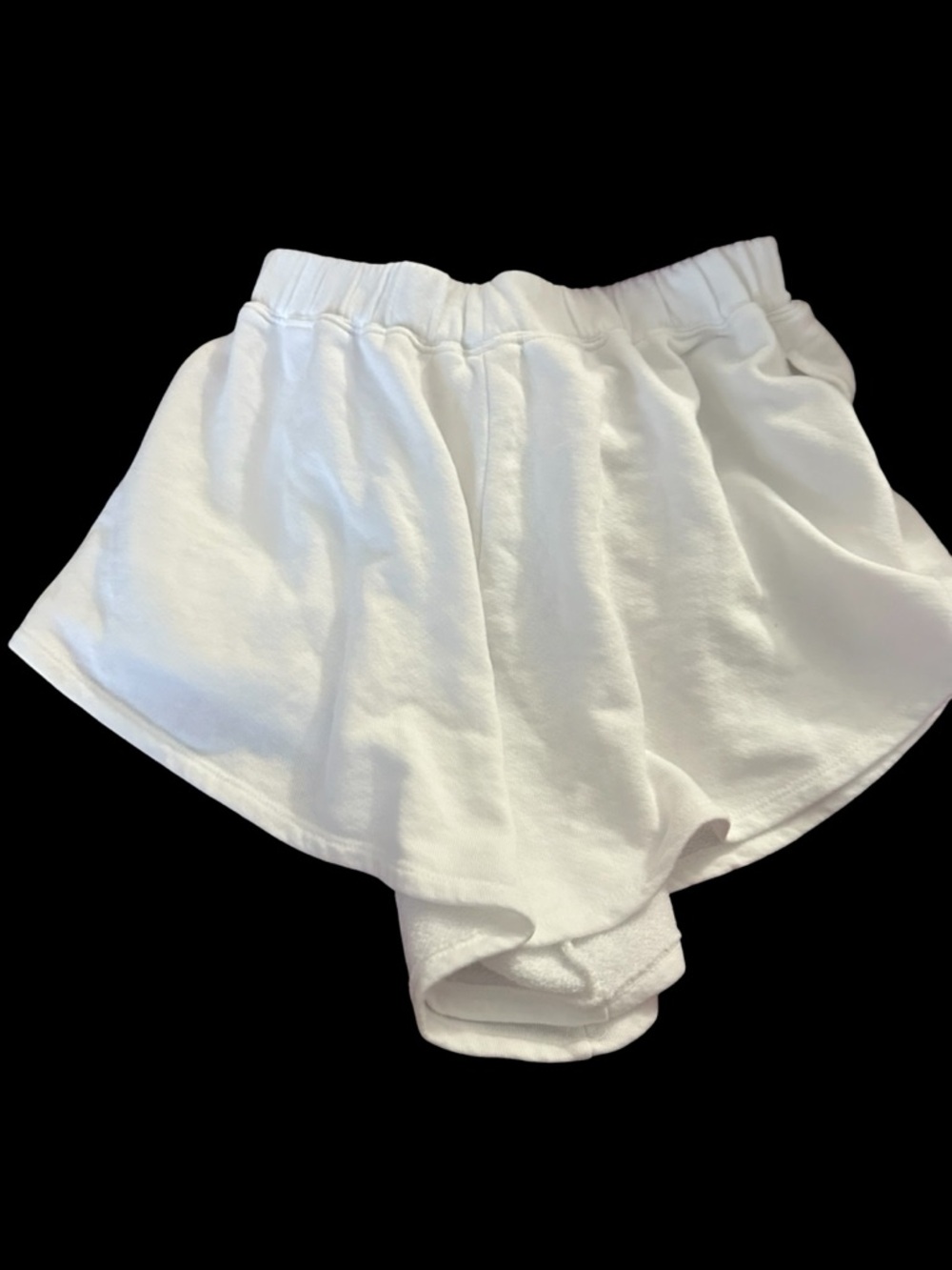 NWOT Free People Movement XS White shorts with pockets